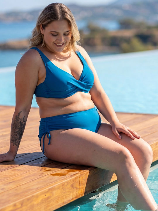Women's Bikini L3109 Bikini Set with Light Padding Light Blue