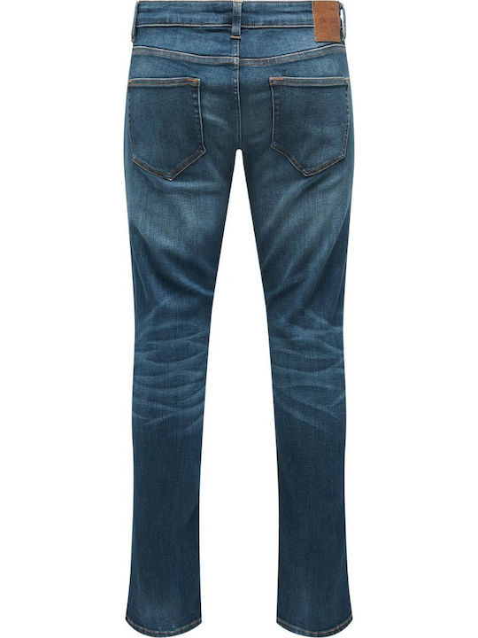 Trousers in Slim Fit Blue