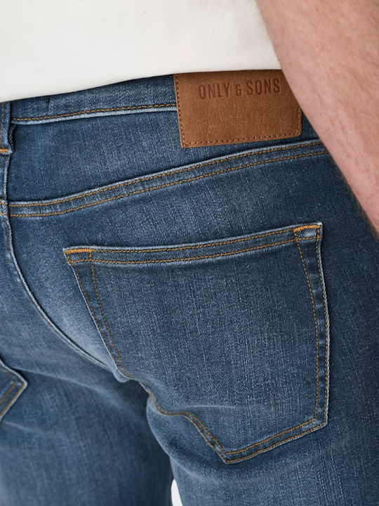 Trousers in Slim Fit Blue
