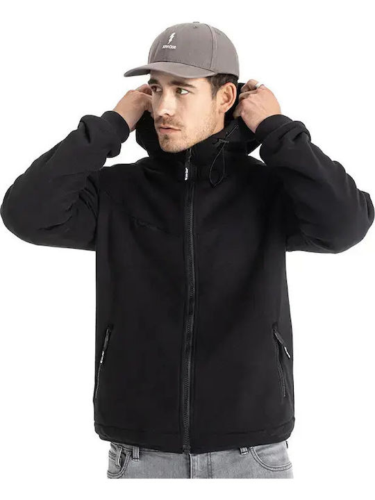 Sweatshirt with Hood Black