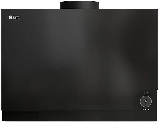 Thermogatz TGC 650 Wall Chimney Vent Hood 60cm Black
