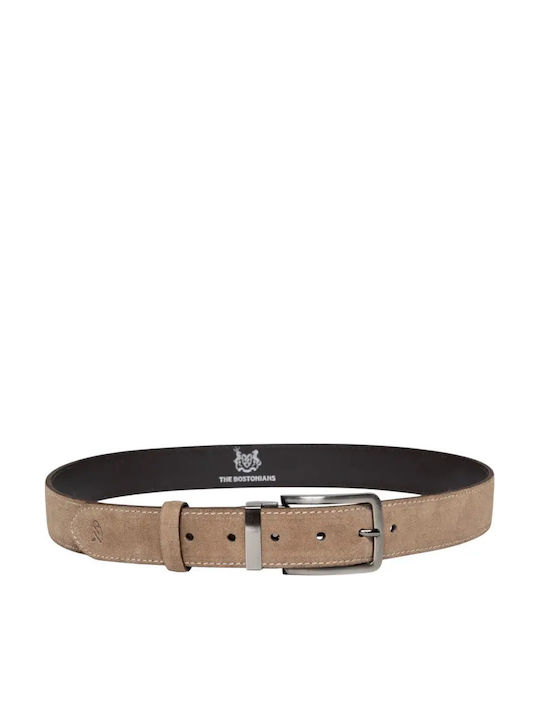 The Bostonians Herren Gürtel Leder Beige The Bostonians Herren Gürtel Leder Beige
