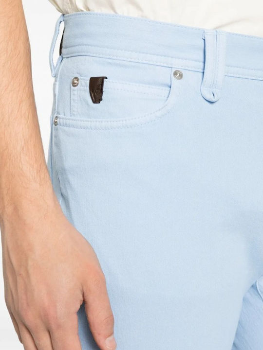 Men's Elastic Blue Jeans Pants