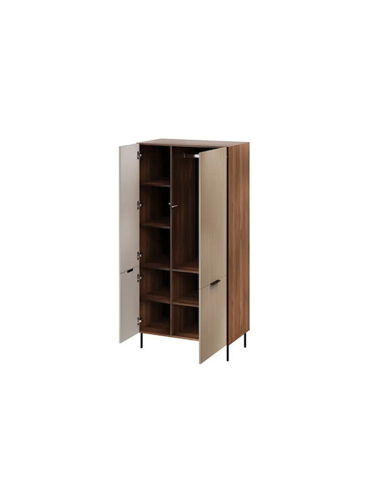 Almera Double Door Wardrobe Cashmere 90x52x185cm