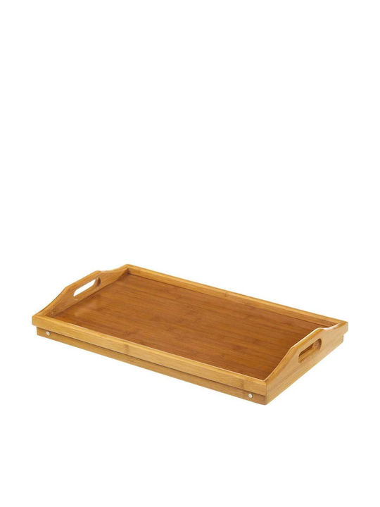 Bakaji Bambus Bett-Tablett 50x30x22cm