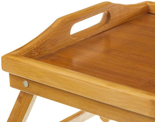 Bakaji Bambus Bett-Tablett 50x30x22cm