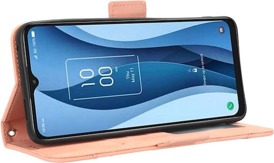 Калъф Книга Закалено Стъкло Розов TCL 40 NXTPAPER 5G