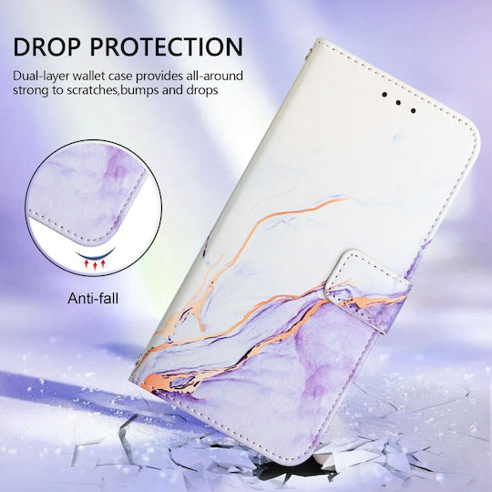 Book Tempered Glass Μωβ (TCL 505)