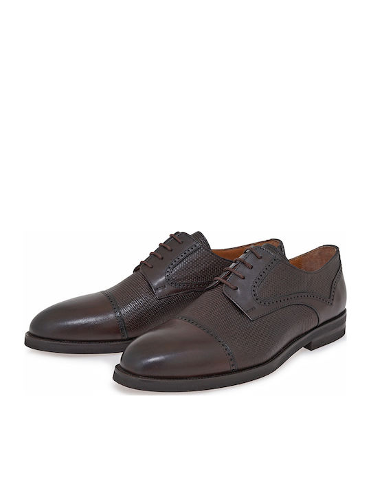 Δερμάτινα Ανδρικά Oxfords Καφέ