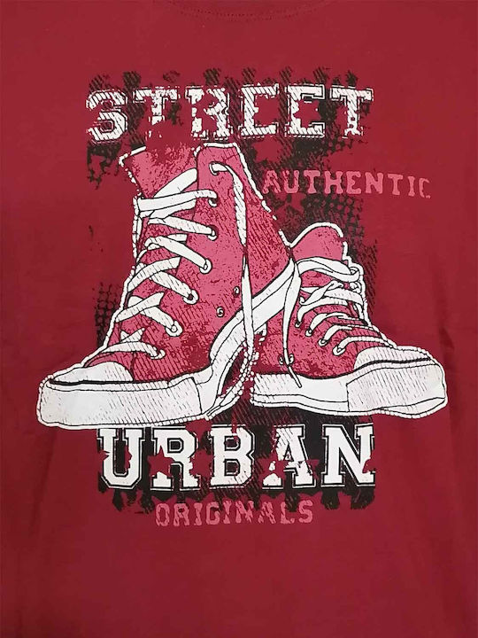 Vienetta Secret Winter Men's Pyjama Bordeaux