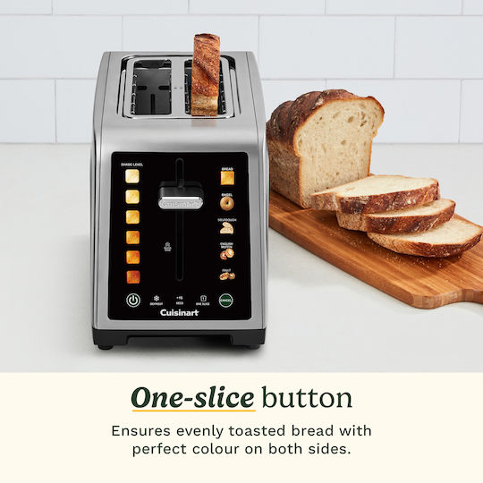 Cuisinart SimpliTouch XL Toaster 2 Schlitze 1000W Inox