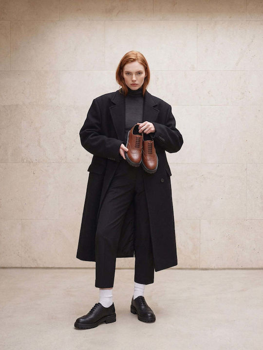 Women's Oxfords in Black Colour