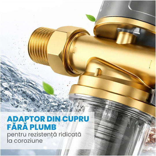 Midea Sistem Filtru de Apă Single Alimentare Centrală Diametru 3/4'' QZBW20S-12