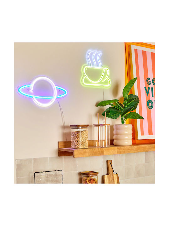 Neon Dekoratives Tischlicht Cafe LED