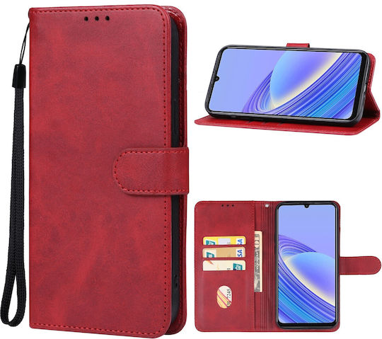 Wallet Tempered Glass Κόκκινο (TCL 40 SE)
