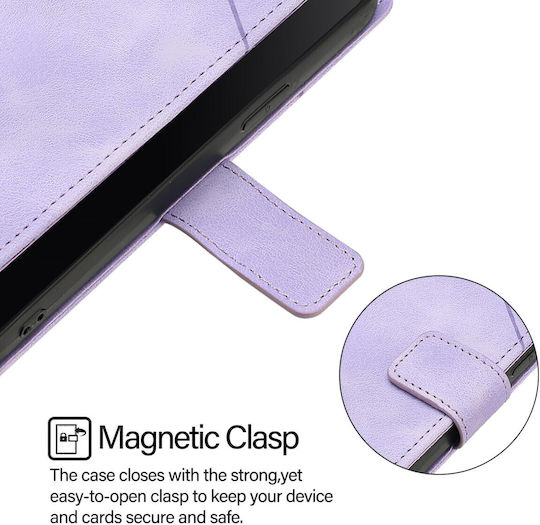Book Tempered Glass Violet (Poco X7 Pro)