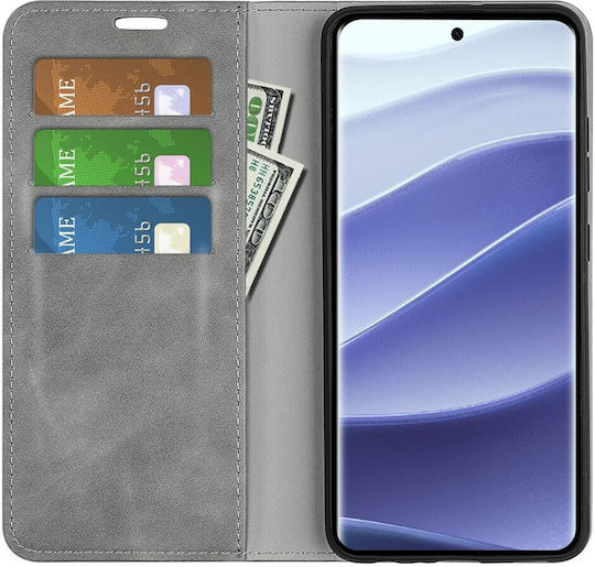 Книга Закалено Стъкло Сив (Redmi Note 14 Pro 5G / Poco X7Realme 14 Pro)