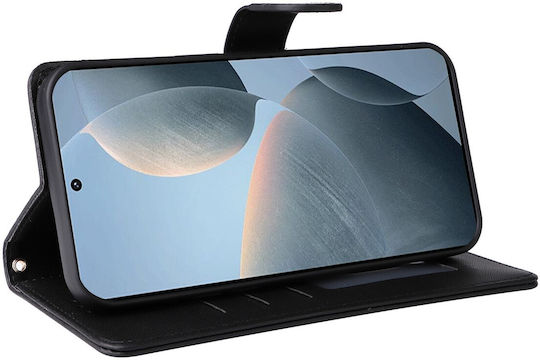 Book Tempered Glass Μαύρο (Poco X6 Pro)
