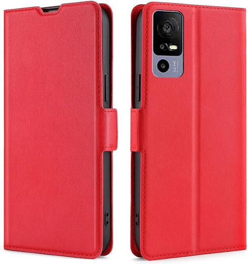 Book Tempered Glass Red (Tcl 40 R 5g)