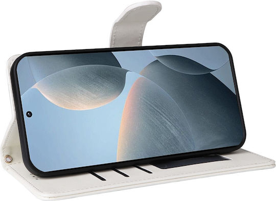 Book Tempered Glass Λευκό (Poco X6 Pro)