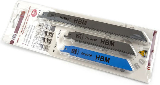 Set Of Wood Metal Jig Saw Blades Hbm 10 Pieces