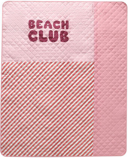 Monneka Beach Mat Stripes Bloom & Blush 140x170cm