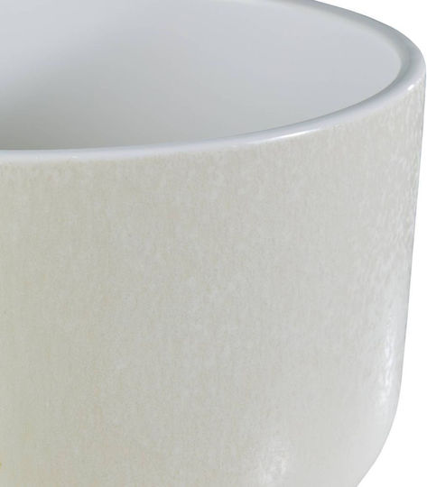 Butlers Ceramic Plant Pot White 26x26cm