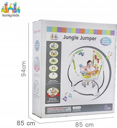 Matadi Baby Jumper Jumper Jungle Cu Muzică Pentru 6+ Luni
