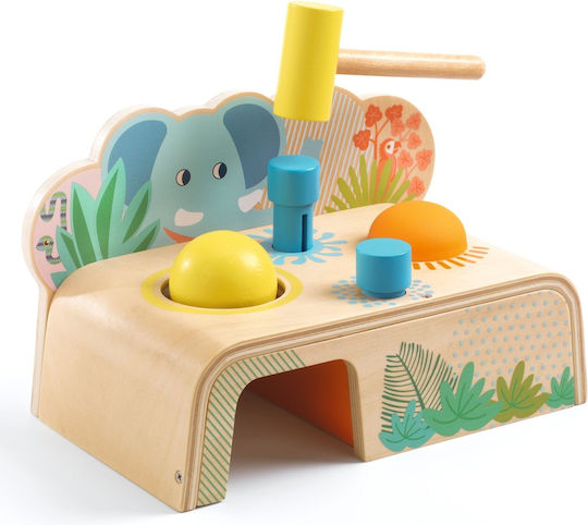 Djeco Wooden Hammering Toy for 18+ Months
