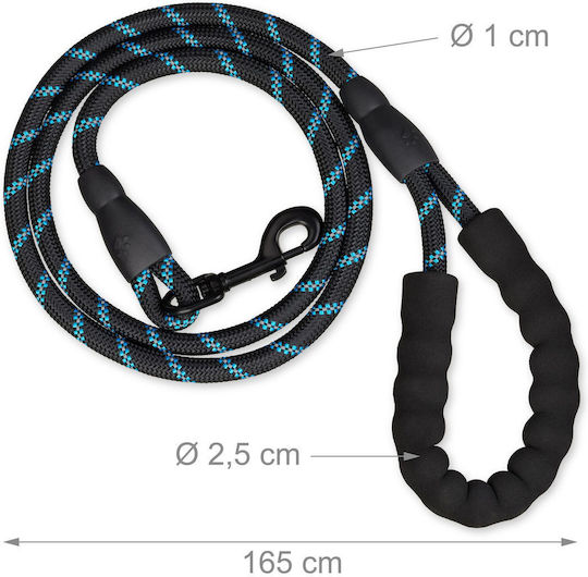 Relaxdays Lesură/Odihnitor Pentru Câini Curea Albastră 1.5m