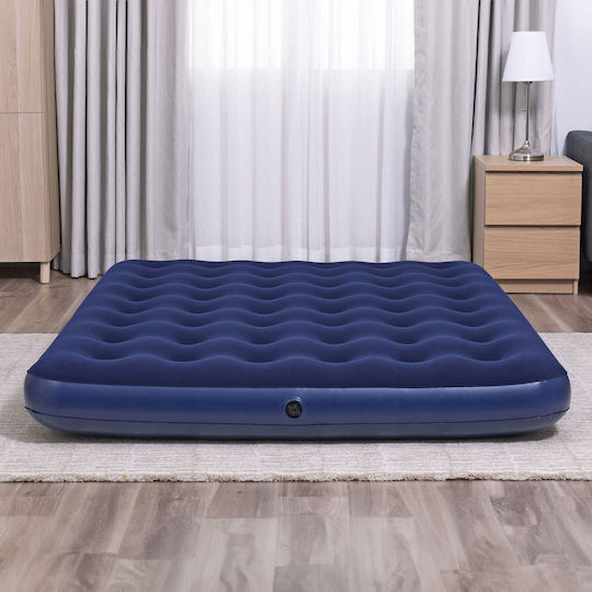 Alista Home Saltea Gonflabilă de Dormit Dublă 203x152x22cm Albastră