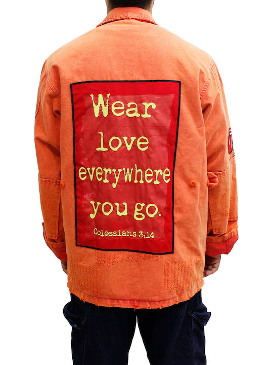 Women's Jacket for Winter Orange