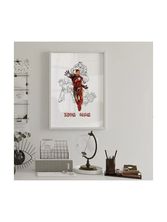 Комикс постер Iron Man Cm032 40см X 50см