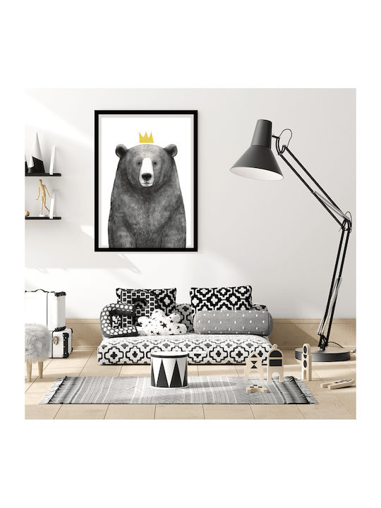 Παιδική Αφίσα Queen Bear 50x40εκ.