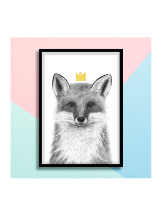 Παιδική Αφίσα Queen Fox 50x40εκ.