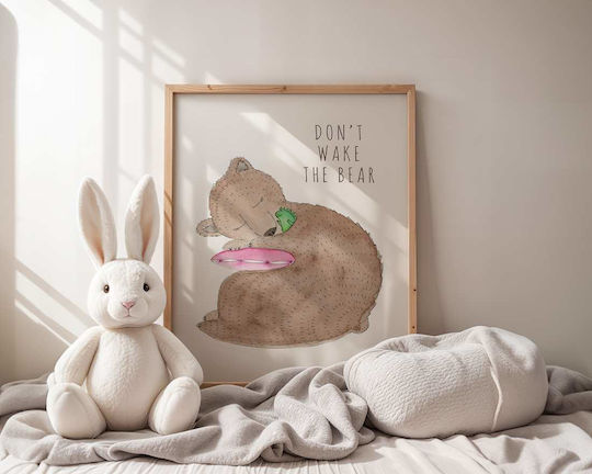 Παιδική Αφίσα Little Bear 50x40εκ.
