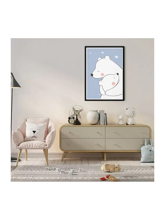 Παιδική Αφίσα Loving Bears 50x40εκ.