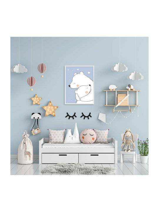 Παιδική Αφίσα Loving Bears 50x40εκ.