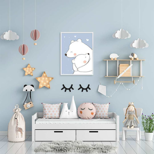 Παιδική Αφίσα Loving Bears 50x40εκ.