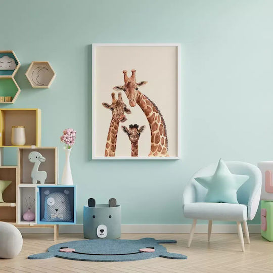 Παιδική Αφίσα Giraffe Famliy 50x40εκ.