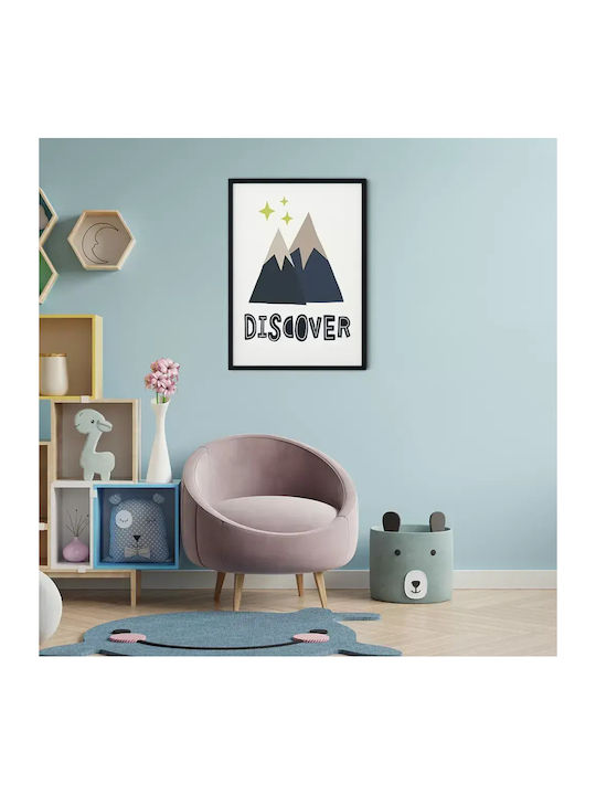 Poster Pentru Copii Cu Munți Discover 50x40cm