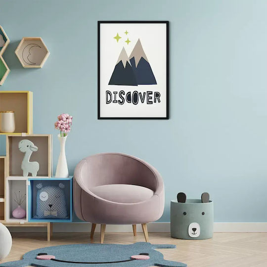 Παιδική Αφίσα Με Βουνά Discover 50x40εκ.