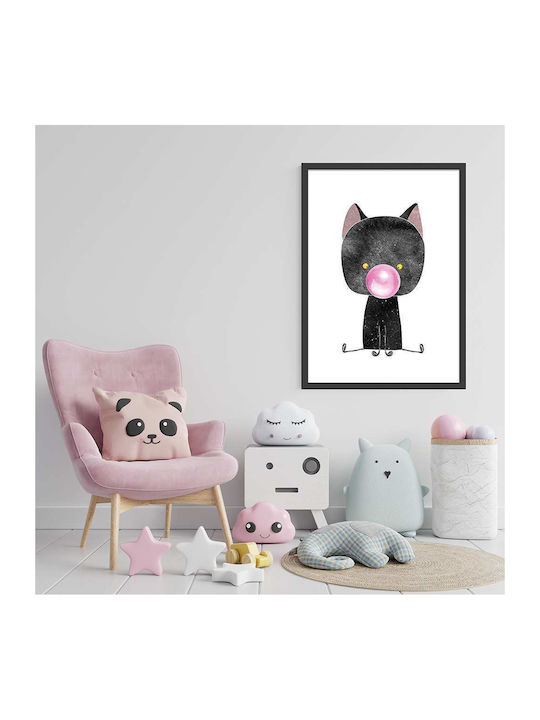 Παιδική Αφίσα Little Black Cat 50x40εκ.