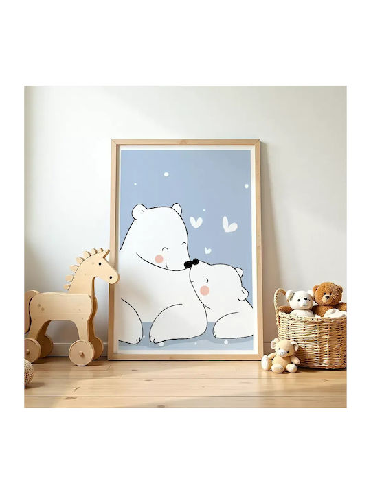 Kinderposter Happy Bears 50x40cm