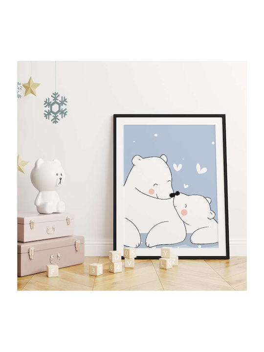 Kinderposter Happy Bears 50x40cm