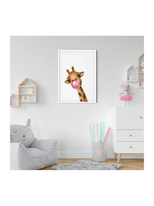 Παιδική Αφίσα Little Giraffe 50x40εκ.