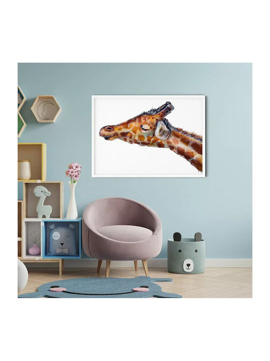 Kids Poster Giraffe 50x40cm