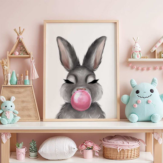 Παιδική Αφίσα Little Bunny 50x40εκ.