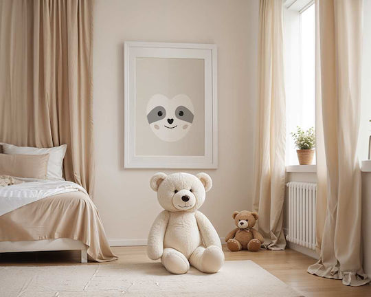 Kids Poster Raccoon 50x40cm