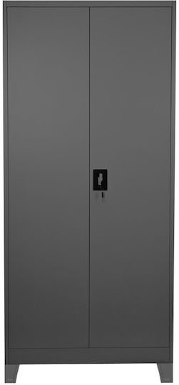 Двукрилен Гардероб Ugren Метален 90x40x190см
